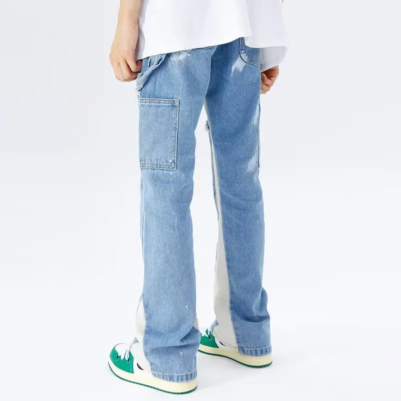 Jace - Jeans Flare Baggy Tendance pour un Look Streetwear Audacieux