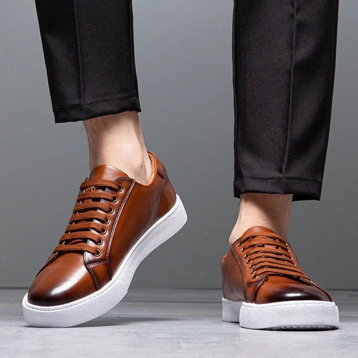David™ - Chaussures de sport en cuir pour hommes
