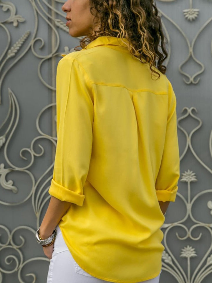 Lieve | Chemisier Élégant à Manches Longues pour un Look Chic