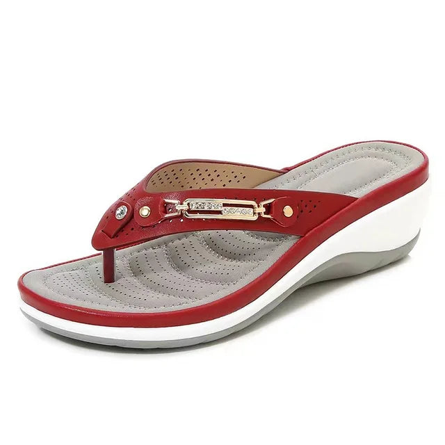 Iza - Sandales orthopédiques confortables avec semelle douce pour un confort estival ultime.