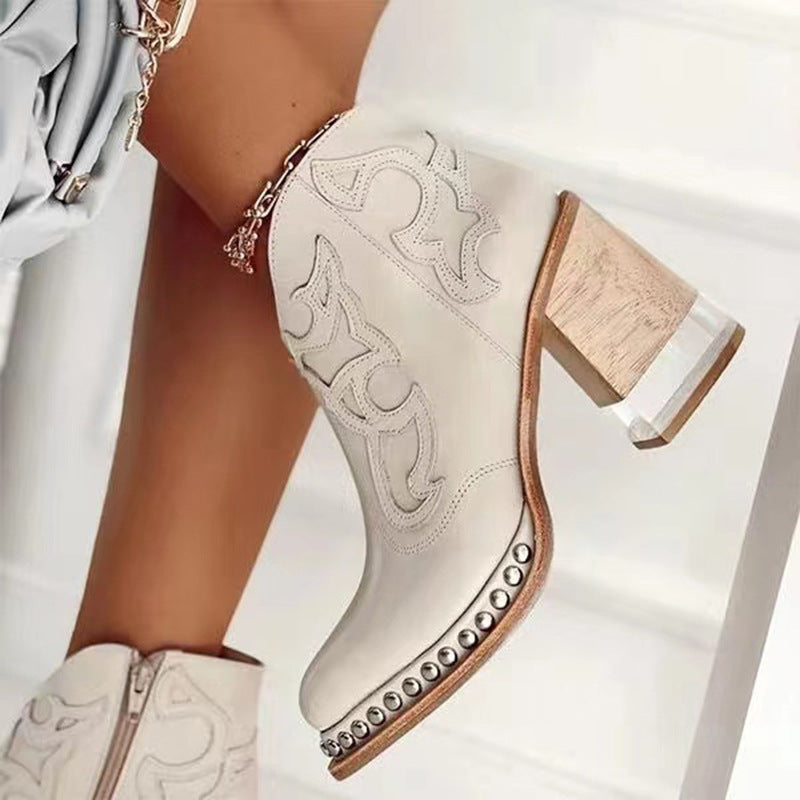Indi | Botte de cowboy élégantes avec des pics tendance pour un look saisissant.