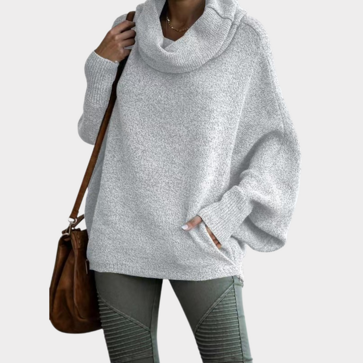Sienna™ - Pull en maille à manches chauve-souris pour un confort élégant