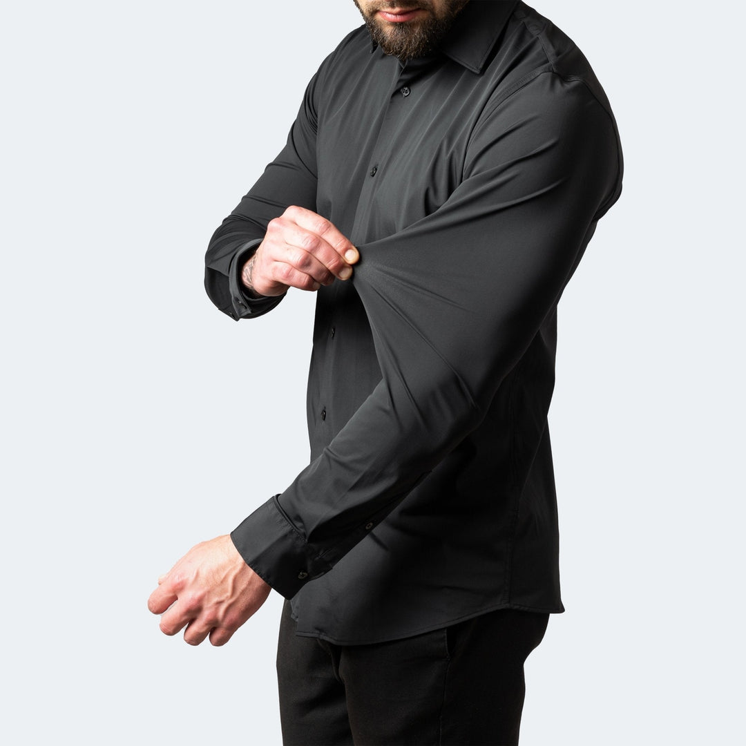 Chemise Slim Fit en Tissu Élastique pour Hommes - Coupe Parfaite et Confort Inégalé