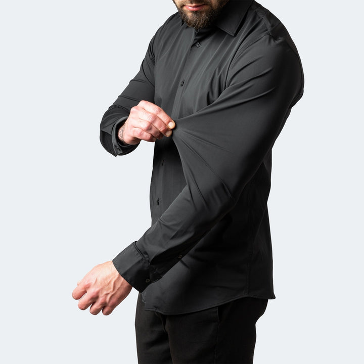 Chemise Slim Fit en Tissu Élastique pour Hommes - Coupe Parfaite et Confort Inégalé