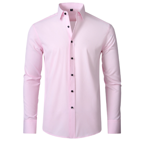 Chemise Slim Fit en Tissu Élastique pour Hommes - Coupe Parfaite et Confort Inégalé