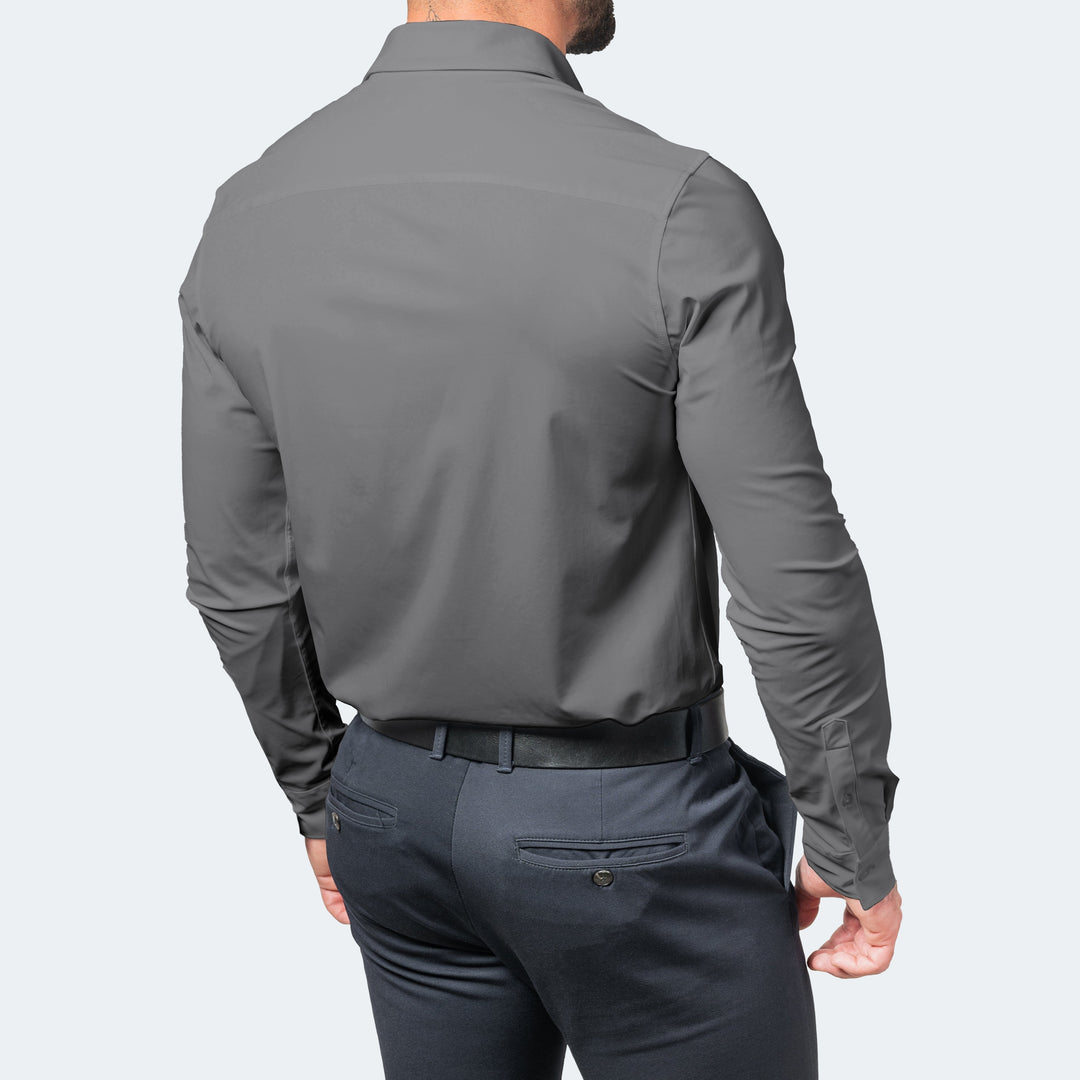 Chemise Slim Fit en Tissu Élastique pour Hommes - Coupe Parfaite et Confort Inégalé
