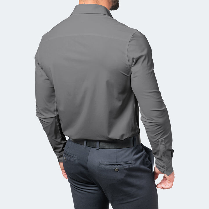 Chemise Slim Fit en Tissu Élastique pour Hommes - Coupe Parfaite et Confort Inégalé