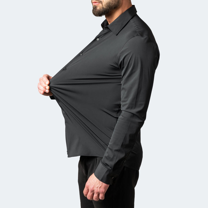 Chemise Slim Fit en Tissu Élastique pour Hommes - Coupe Parfaite et Confort Inégalé