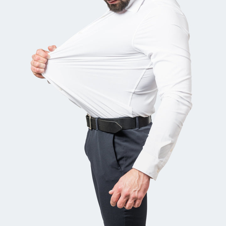 Chemise Slim Fit en Tissu Élastique pour Hommes - Coupe Parfaite et Confort Inégalé