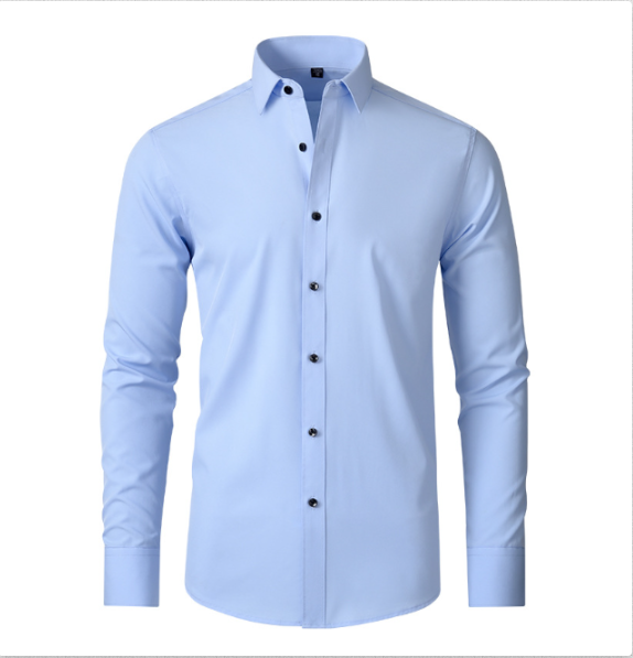 Chemise Slim Fit en Tissu Élastique pour Hommes - Coupe Parfaite et Confort Inégalé