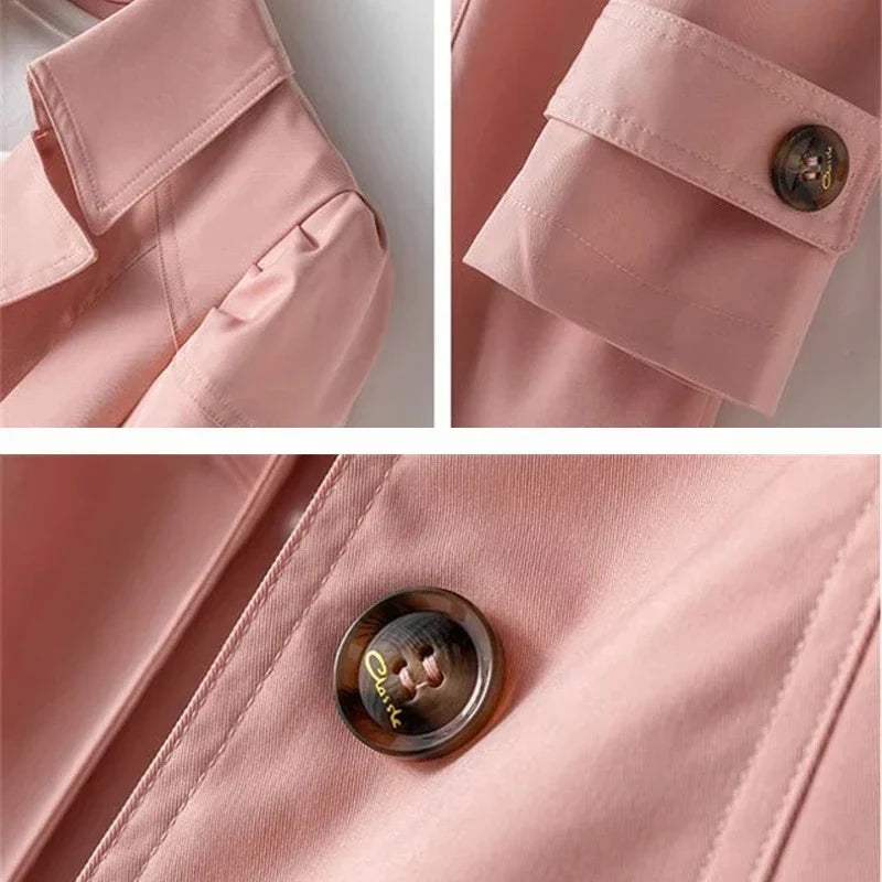 Mila - Trench-coat stylé longueur cheville pour femmes au printemps