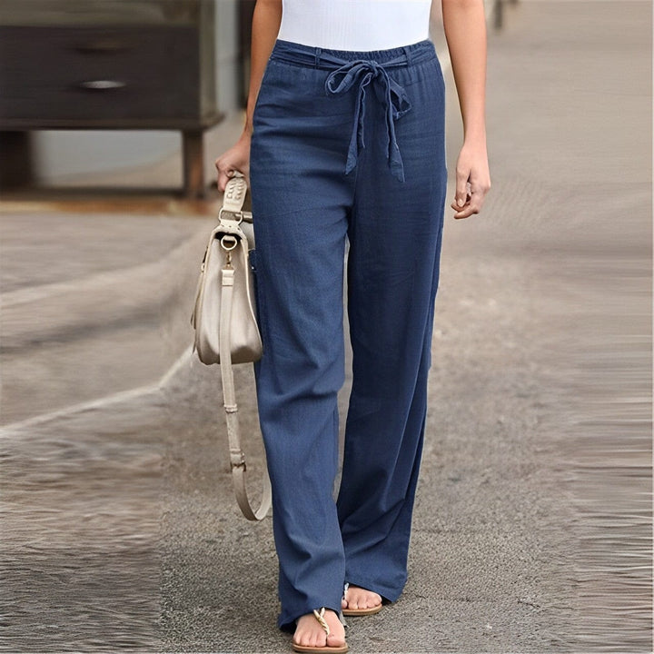 Pantalon en lin pour femmes : Élégance et confort pour un look stylé.