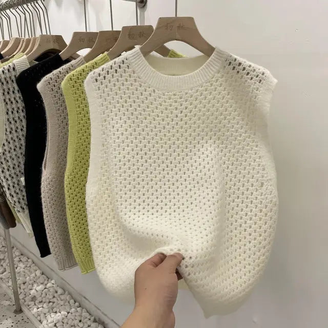 Merci pour votre question ! Voici une version plus attrayante du titre du produit :

Pull en tricot élégant sans doublure avec col rond de Danique