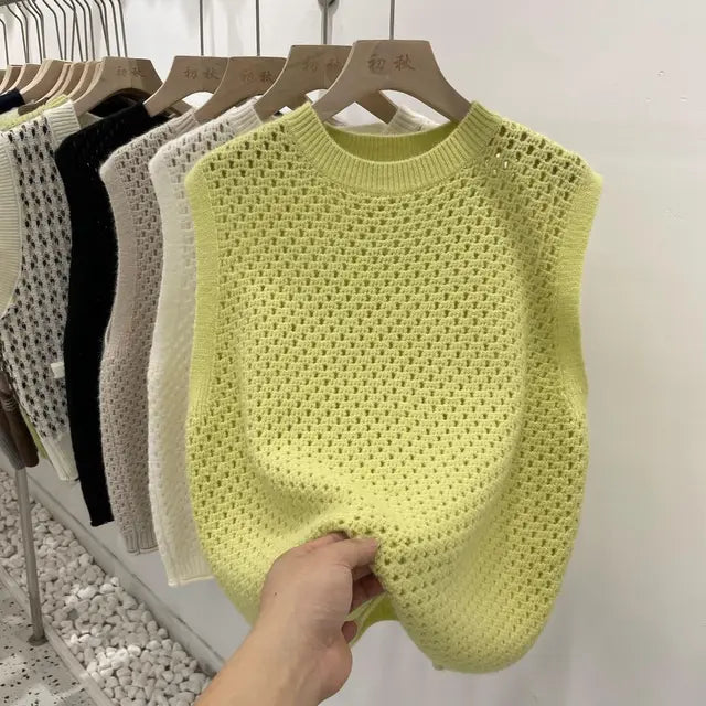 Merci pour votre question ! Voici une version plus attrayante du titre du produit :

Pull en tricot élégant sans doublure avec col rond de Danique
