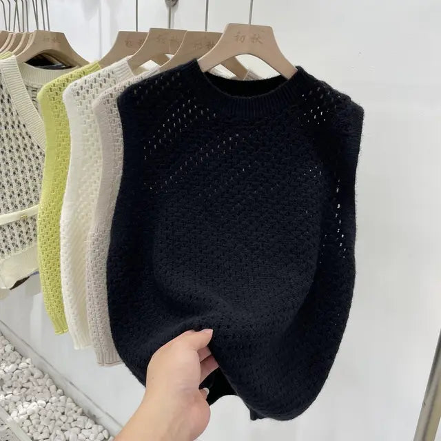 Merci pour votre question ! Voici une version plus attrayante du titre du produit :

Pull en tricot élégant sans doublure avec col rond de Danique