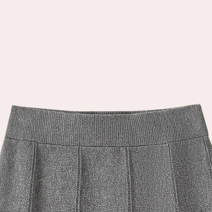 Jupe maxi en jersey Freesia élégante à taille haute pour femmes