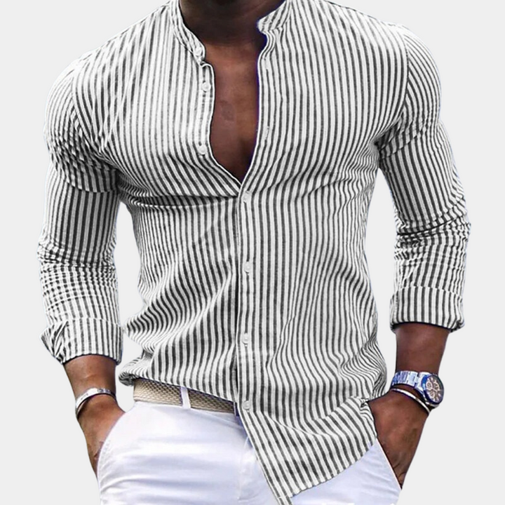 Tim - Chemise pour homme élégante à manches longues pour toutes les occasions