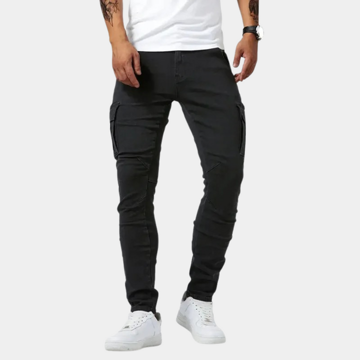 Tom - Pantalon Cargo Ultra Stretch pour Hommes, Alliant Confort et Style