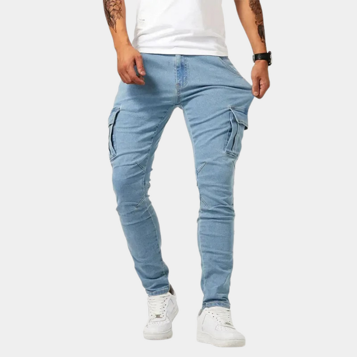 Tom - Pantalon Cargo Ultra Stretch pour Hommes, Alliant Confort et Style