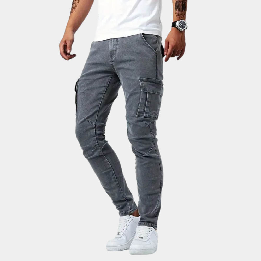 Tom - Pantalon Cargo Ultra Stretch pour Hommes, Alliant Confort et Style