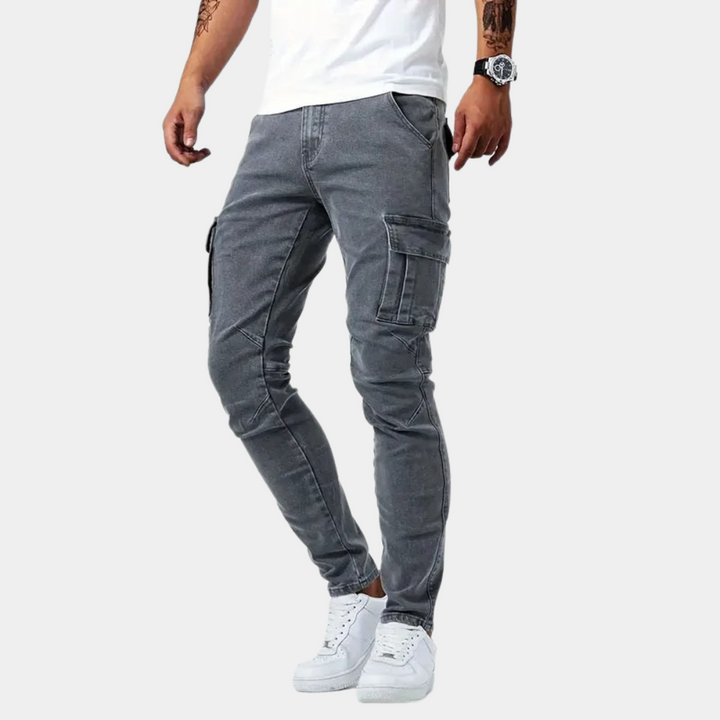 Tom - Pantalon Cargo Ultra Stretch pour Hommes, Alliant Confort et Style