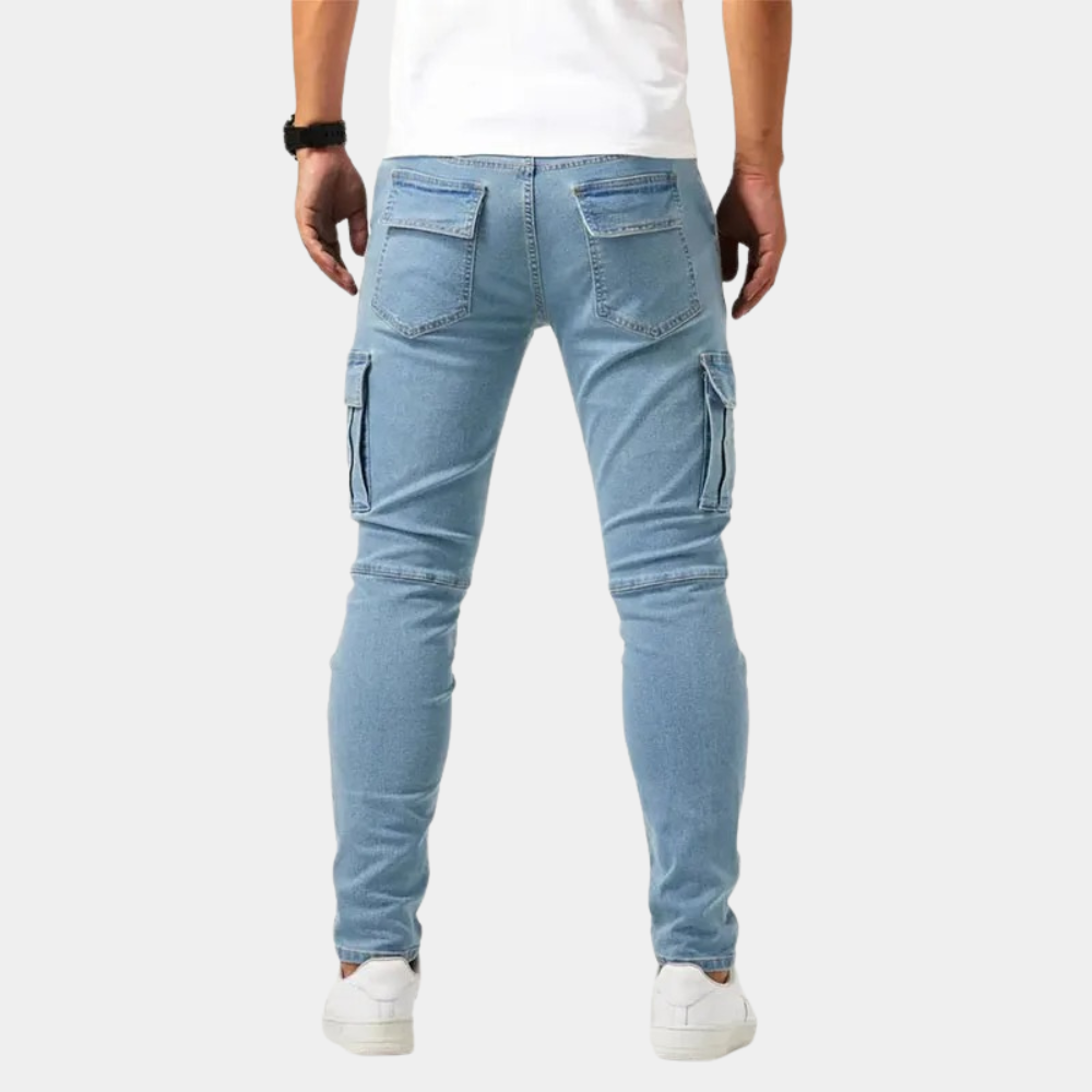 Tom - Pantalon Cargo Ultra Stretch pour Hommes, Alliant Confort et Style