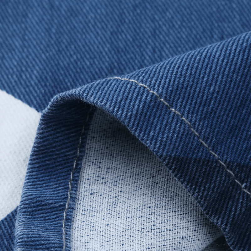 Jeans Évasés Patchwork Tendance - Pantalon Taille Haute Unique pour un Look Stylé
