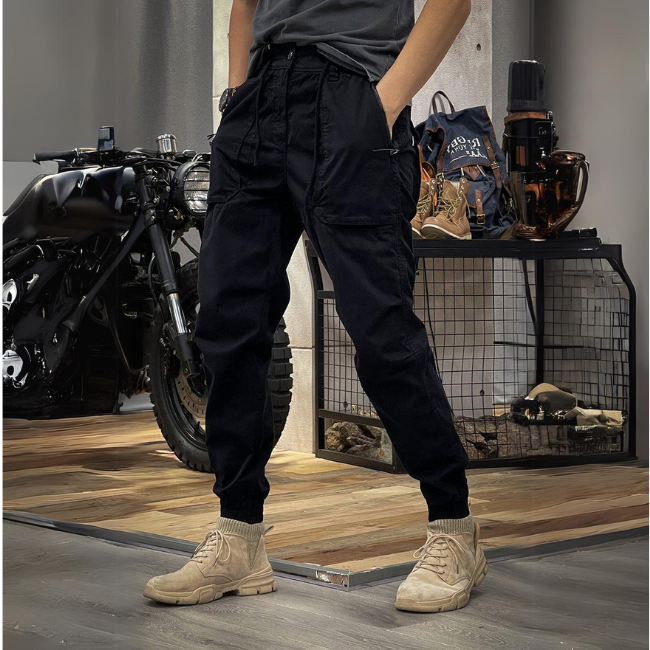 André™ - Pantalon cargo stretch en spandex