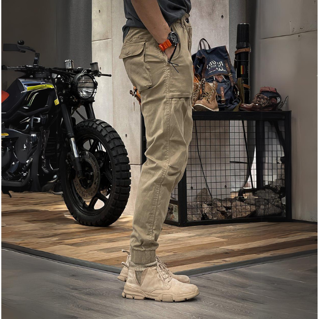 André™ - Pantalon cargo stretch en spandex