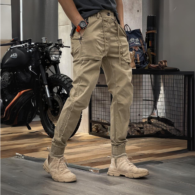 André™ - Pantalon cargo stretch en spandex