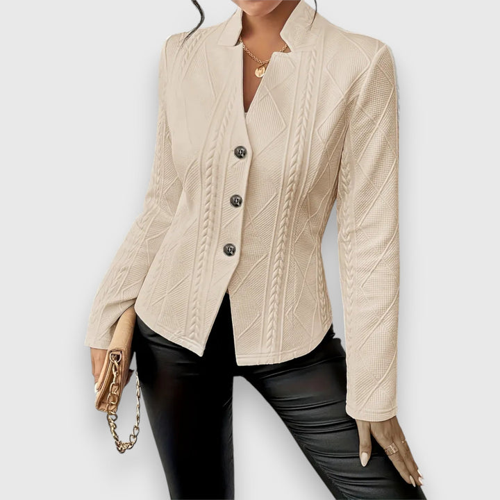 Dobrava - Veste pour femme élégante avec un motif texturé chic