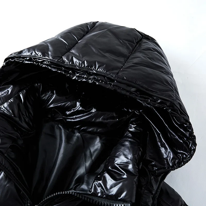 Alfons™ Veste d'Hiver Luxe Brillante et Rembourrée pour des Saisons Hivernales Chaleureuses et Stylées