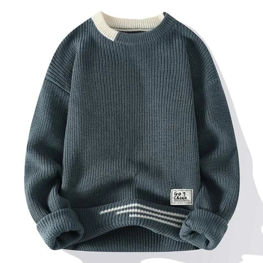 Stefan™ Pull tricot tendance oversize pour un style élégant