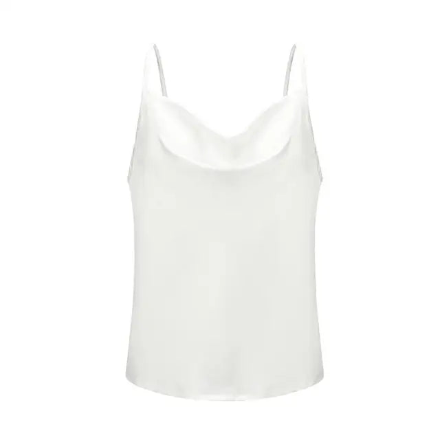 Romilly - Débardeur spaghetti en satin élégant pour femmes pour un look stylé