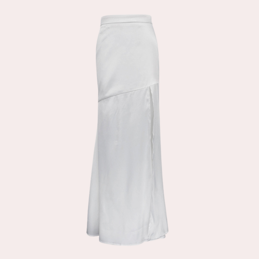 Velarisa - Jupe maxi élégante avec fente pour femmes pour un look chic.