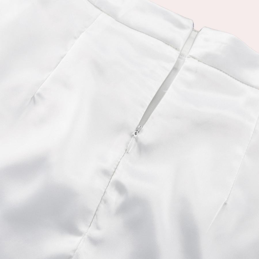 Velarisa - Jupe maxi élégante avec fente pour femmes pour un look chic.