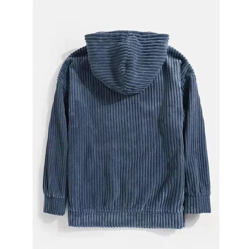 Koen™ Hoodie and Côtelé Luxe pour Hommes pour un Look Élégant et Confortable