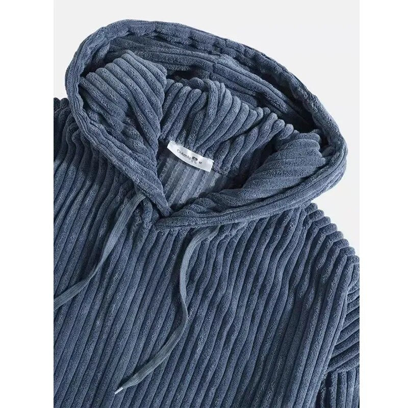 Koen™ Hoodie and Côtelé Luxe pour Hommes pour un Look Élégant et Confortable