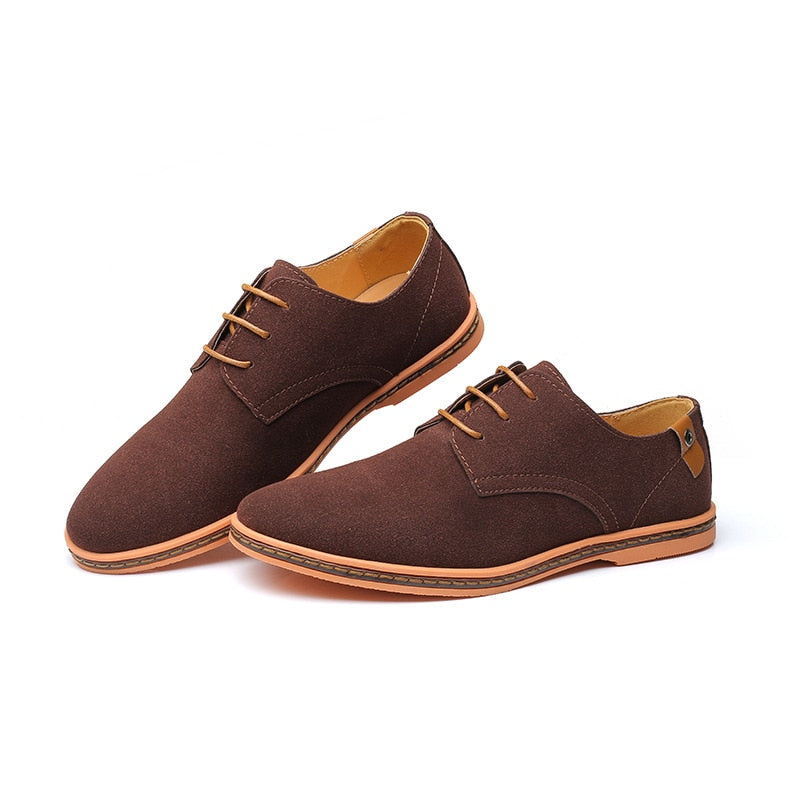 Andries™ Chaussures à Lacets en Suède Luxe et Élégantes pour un Look Sophistiqué