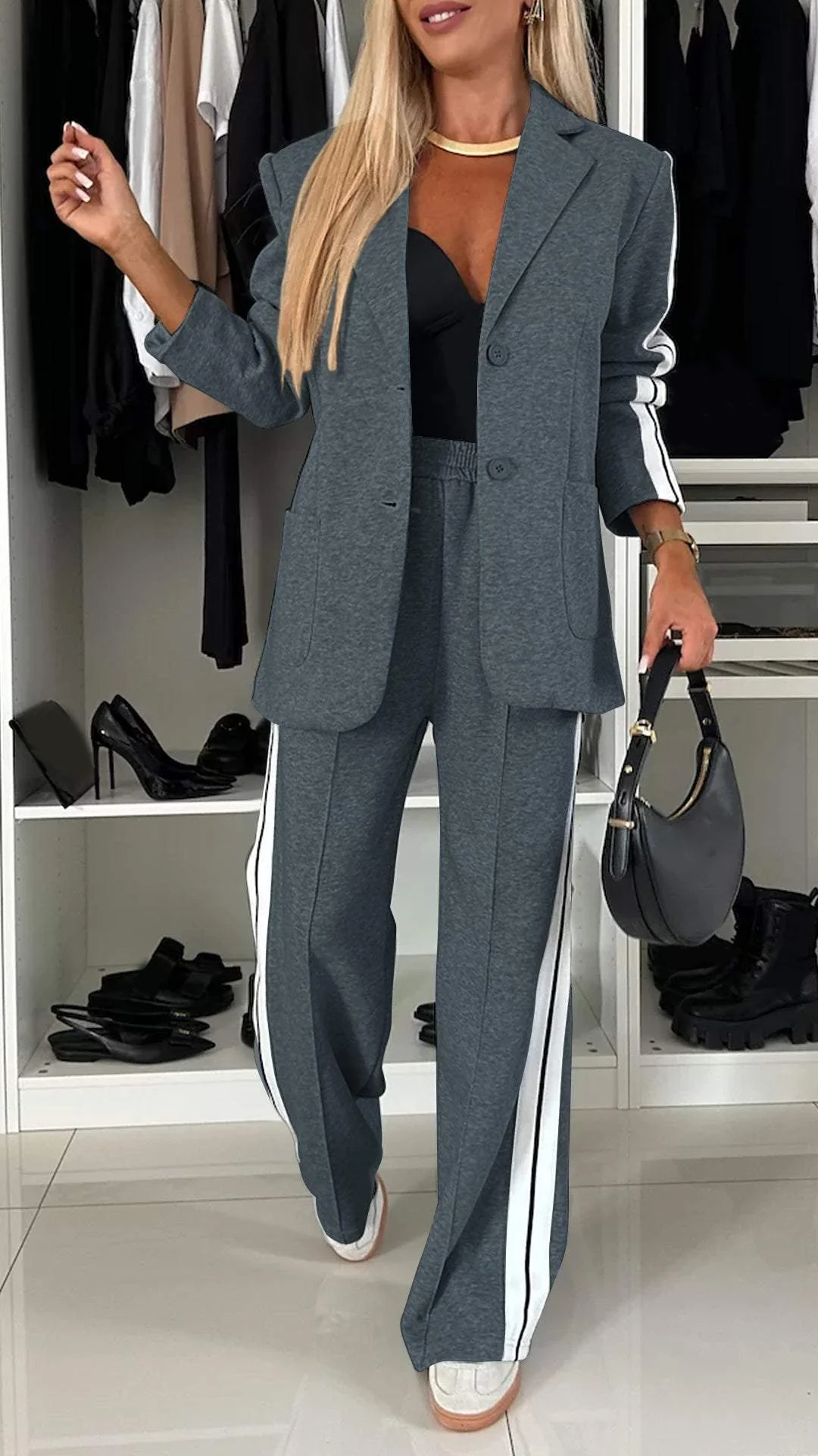 Candy - Ensemble décontracté de haut et de pantalon pour le confort et le style