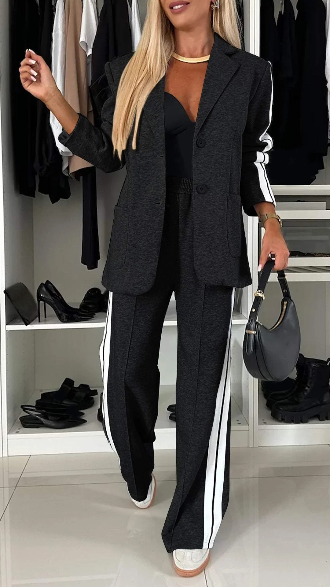 Candy - Ensemble décontracté de haut et de pantalon pour le confort et le style