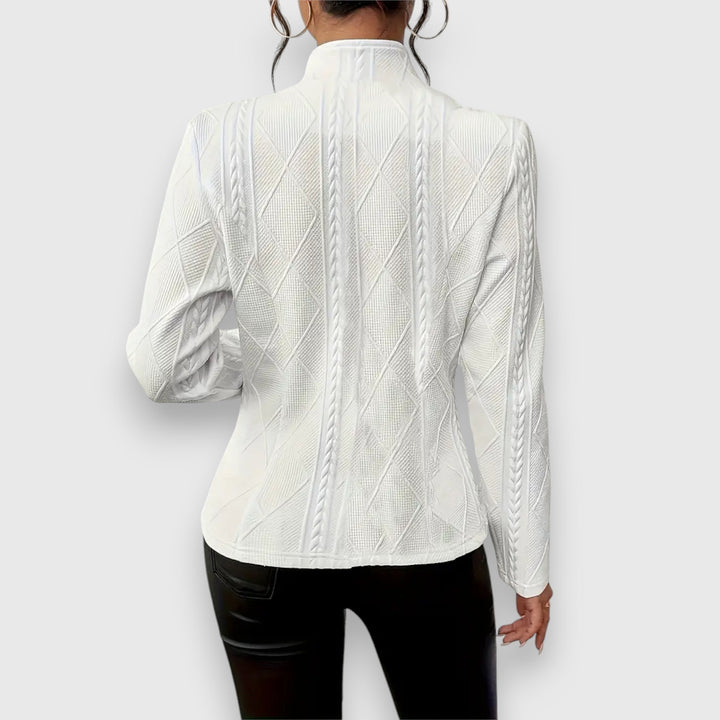Dobrava - Veste pour femme élégante avec un motif texturé chic