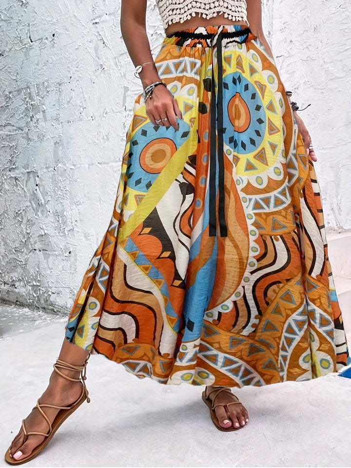Dressing gown maxi estivale avec des pois saisissants et un élégant nœud pour un look frais et stylé.
