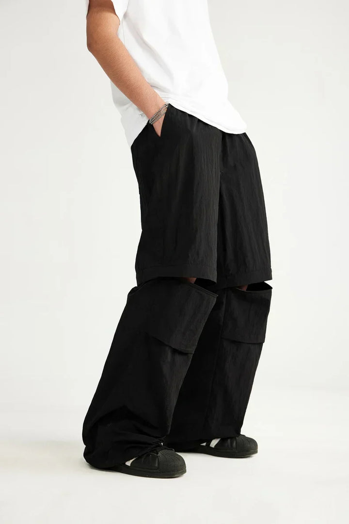 Pantalon en nylon imperméable amovible pour une protection et un confort ultimes