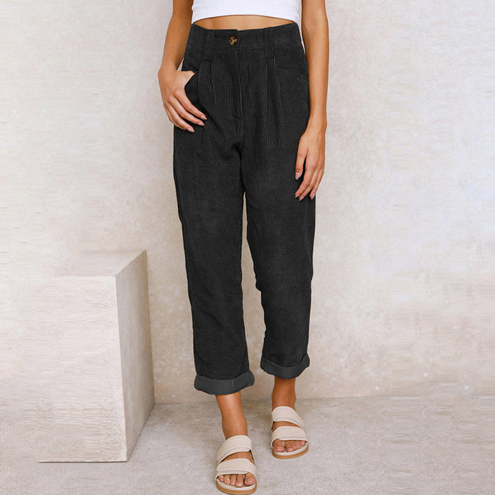 Elantha - un pantalon de printemps élégant et confortable pour une allure fraîche.