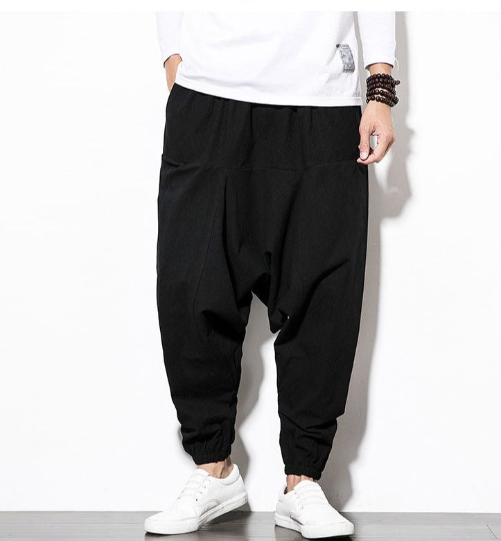 Pantalon de jogging harem pour hommes - Coupe décontractée, confort ultime et style moderne