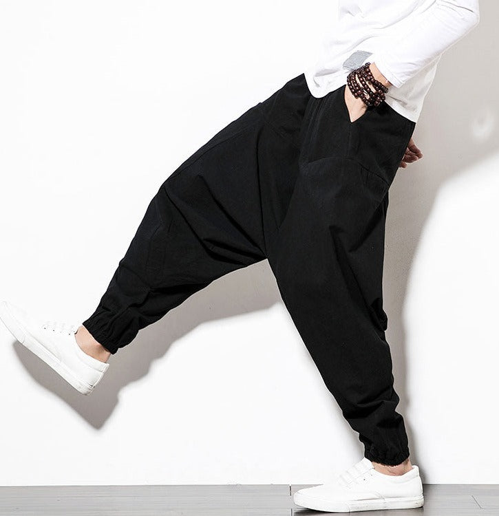 Pantalon de jogging harem pour hommes - Coupe décontractée, confort ultime et style moderne