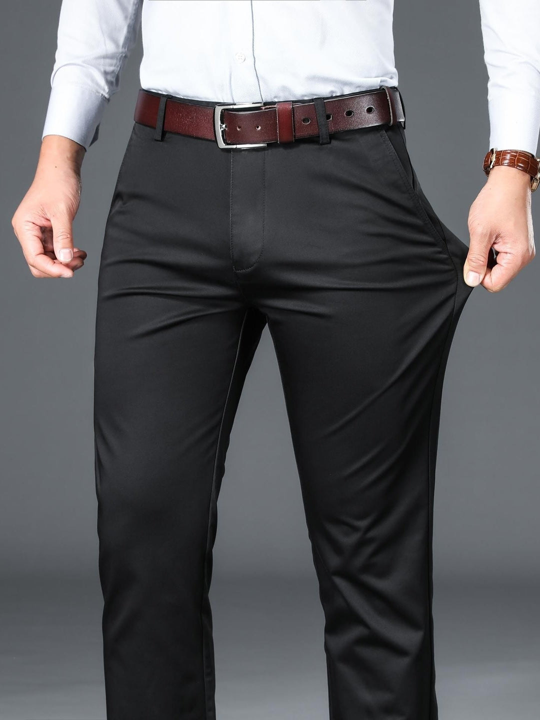 Lennox - Élégant et Moderne Pantalon Slim Fit pour un Look Affûté