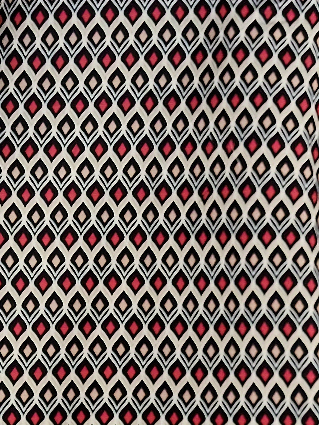Xhulia Chemise Élégante pour Femmes avec Imprimé Géométrique Abstrait, Fermeture Boutonnée et Design Ample à Manches Longues