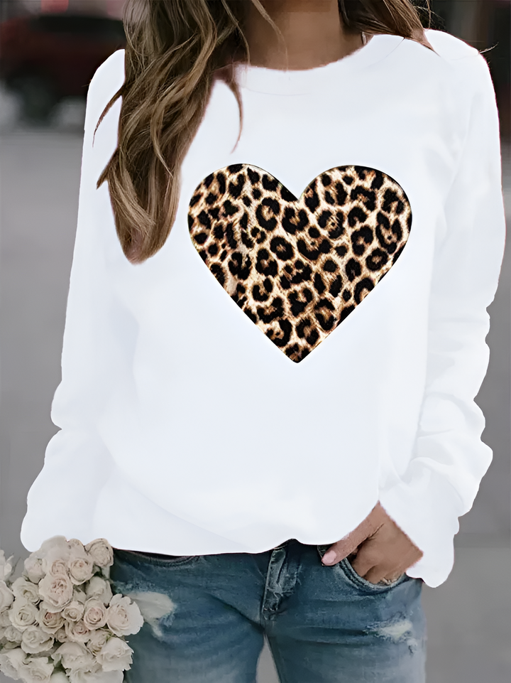 Coralie - Sweat-shirt à imprimé animal stylé pour un look tendance